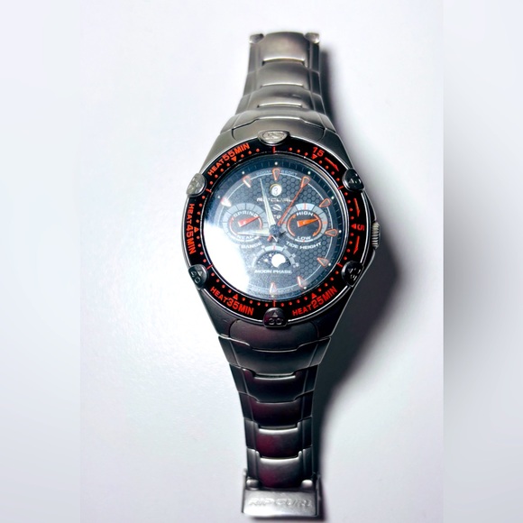 Rip Curl Tide System/Moon Phase Watch Swiss Movement Stainless Steel - Picture 1 of 7